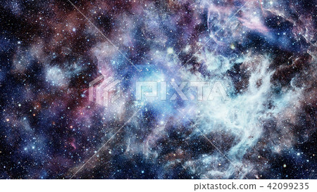 Galaxy and nebula. Galaxy and nebula. 42099235