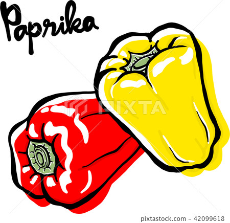 paprika - Stock Illustration [42099618] - PIXTA