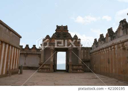 Gateway and rock cut steps leading to Jain temple Gateway and rock cut steps leading to Jain temple 42100195