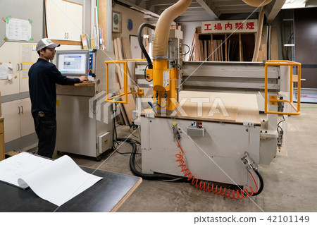 Factory, craftsman, operation work carpenter worker Factory, craftsman, operation work carpenter worker 42101149