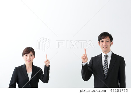Business middleweight man and woman Business middleweight man and woman 42101755