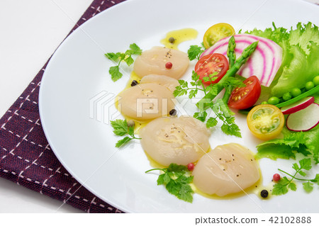 扇貝生牛肉片 扇貝生牛肉片 42102888