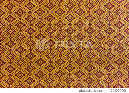 Abstract golden Thai pattern background. Abstract golden Thai pattern background. 42104000