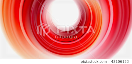 Rainbow fluid color line abstract background - swirl and circles, twisted liquid colours design Rainbow fluid color line abstract background - swirl and circles, twisted liquid colours design 42106133