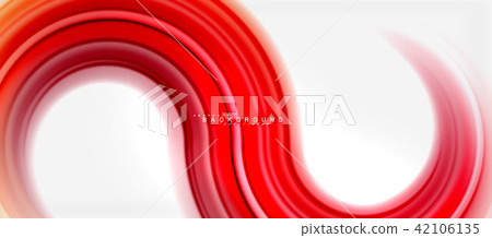 Rainbow fluid color line abstract background - swirl and circles, twisted liquid colours design Rainbow fluid color line abstract background - swirl and circles, twisted liquid colours design 42106135