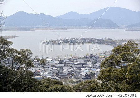 Azuchi Castle Biwa Lake Distant View 42107391