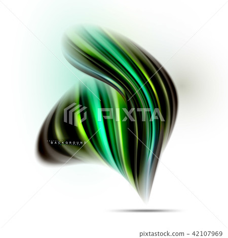 Fluid liquid mixing colors concept on light grey background, wave and swirl curve flow line, trendy Fluid liquid mixing colors concept on light grey background, wave and swirl curve flow line, trendy 42107969