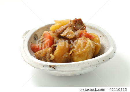 Meat and potatoes, boiled dishes, boiled, baron potatoes Meat and potatoes, boiled dishes, boiled, baron potatoes 42110535