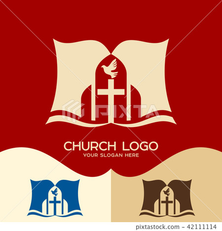 Church logo. Cristian symbols. The cross of Jesus 42111114