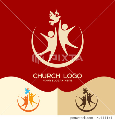Church logo. Cristian symbols. The cross of Jesus Church logo. Cristian symbols. The cross of Jesus 42111151