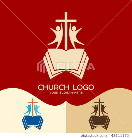 Church logo. Cristian symbols. The cross of Jesus 42111173