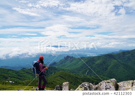從Jinpu山觀看Mt. Ruzan 42112303