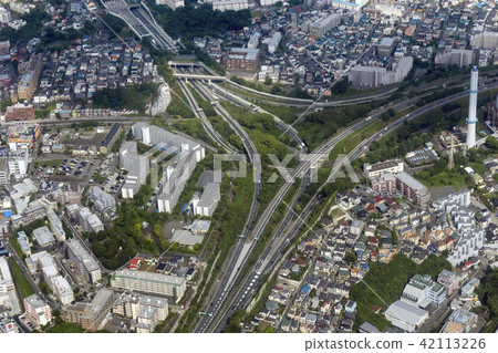 橫濱的獵人交匯處附近的航拍照片 42113226
