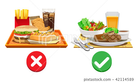 Choose foods that are beneficial to the body. 42114589