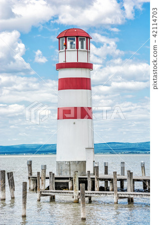 Lighthouse on Neusiedler See, Austria 42114703