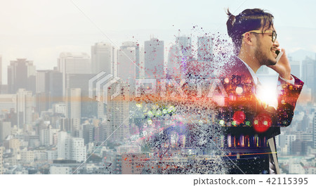 Surreal Image - Communication Technology Concept Surreal Image - Communication Technology Concept 42115395