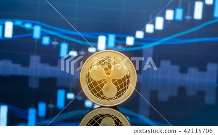Ripple and cryptocurrency investing concept. Ripple and cryptocurrency investing concept. 42115706