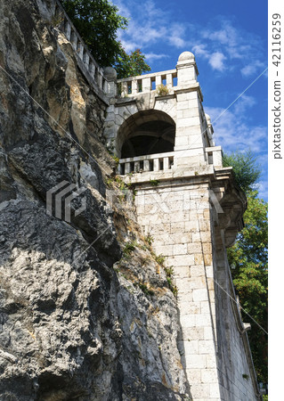 Detail of the staircase to the Gellert Hill Detail of the staircase to the Gellert Hill 42116259