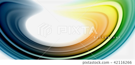 Rainbow fluid colors abstract background twisted liquid design, colorful marble or plastic wavy Rainbow fluid colors abstract background twisted liquid design, colorful marble or plastic wavy 42116266
