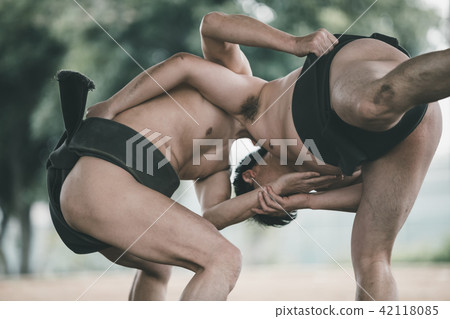 sumo, sumo wrestling, sumo wrestler's loincloth 42118085