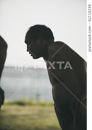 sumo, sumo wrestling, training 42118288