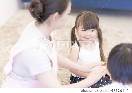 Nursery school childcare center smile 42120141