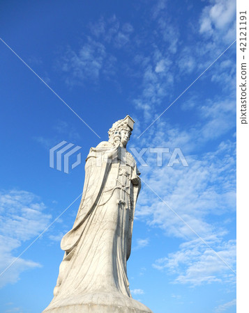 Taiwan's Maru Nanlu Guru Ganjin statue, Maritime guardian god Lin Lin daughter, Elephant conservative guardian's perfect land. 42121191
