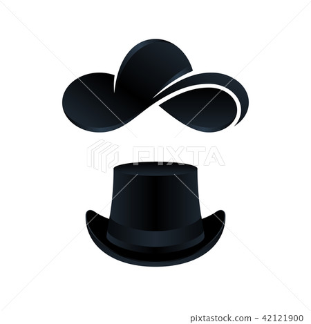 Hats for men and women, vector illustrations 42121900