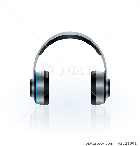 Headphones icon, vector illustration 42121901