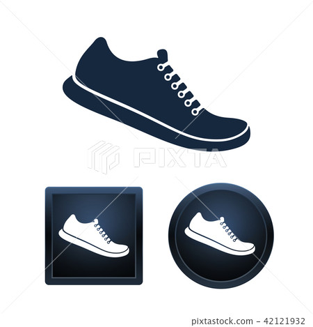 Shoe icon set, isolated vector illustrations - Stock Illustration ...