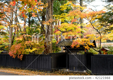Autumn's Kakunoda samurai house street 42121988