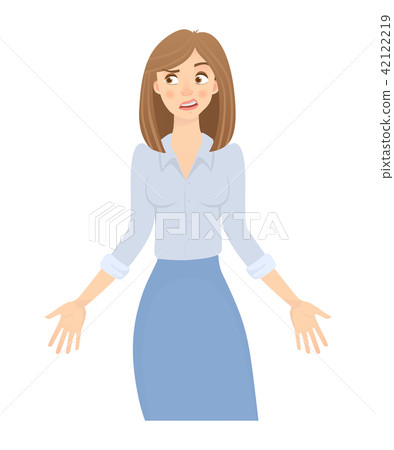 business woman isolated 42122219