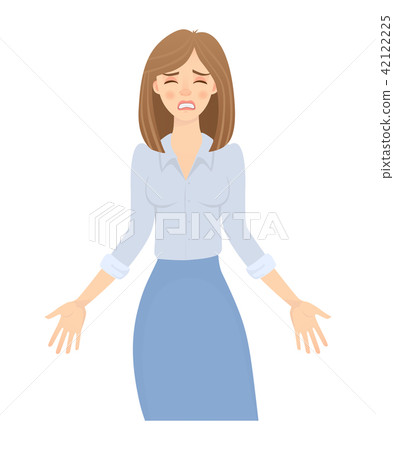 business woman isolated - Stock Illustration [42122225] - PIXTA