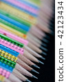 A set of sharpen pencils isolated on the black 42123434