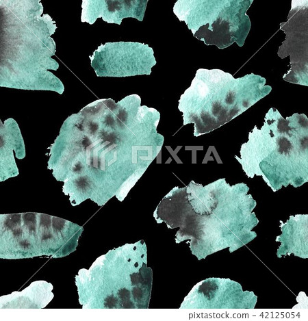 watercolor polka dots seamless pattern 42125054