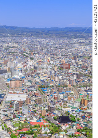 Hakodate city seen from Mt. Hakodate Hakodate city seen from Mt. Hakodate 42125421