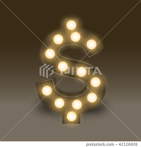 Symbol Incandescent light bulb box Currency USD 42126926