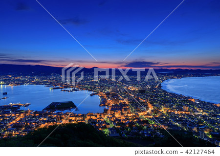 Nice view _ Hakodate Night view _ Morning glow 42127464