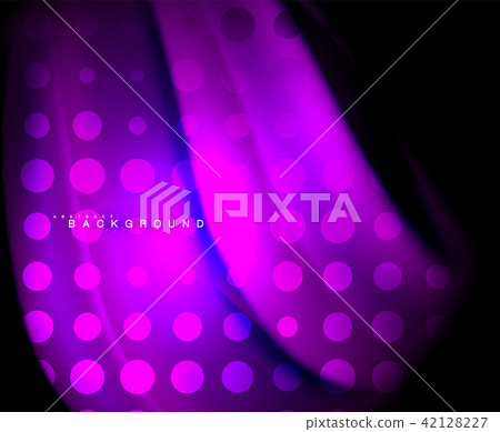Neon holographic fluid color wave for web, wallpaper, pattern, texture and background 42128227