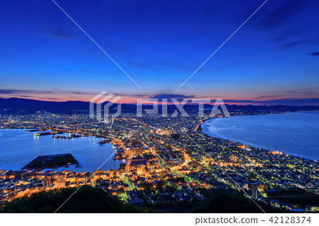 函館_世界三大夜景_黎明 42128374
