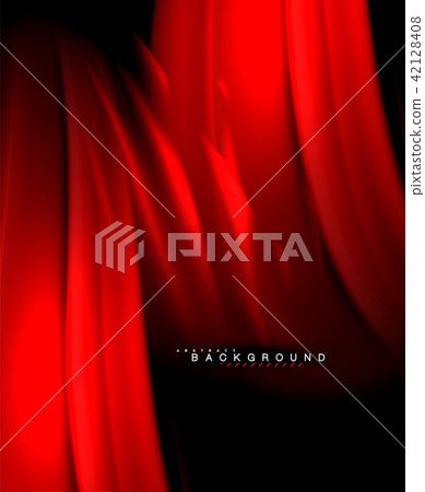 Neon glowing wave, magic energy and light motion background. Vector wallpaper template Neon glowing wave, magic energy and light motion background. Vector wallpaper template 42128408