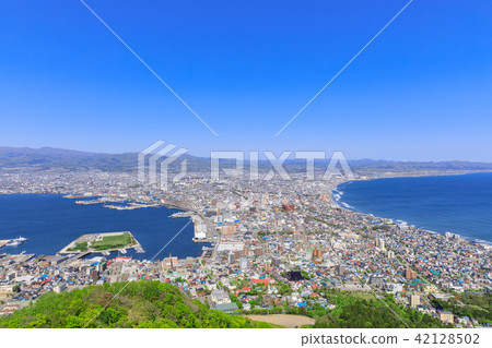 從函館山看的函館市 42128502