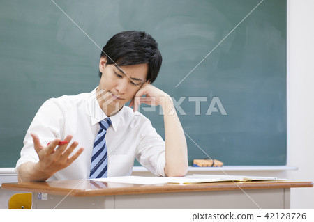 Teacher teacher classroom school classroom tablet scoring test ICT education blackboard school study school education image Teacher teacher classroom school classroom tablet scoring test ICT education blackboard school study school education image 42128726