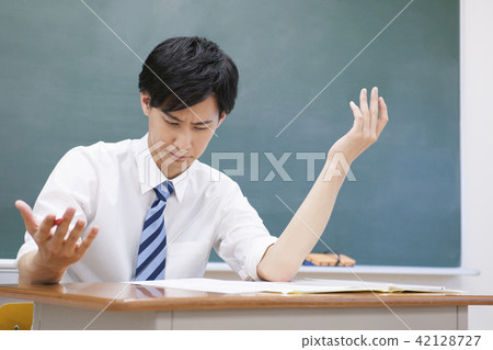 Teacher teacher classroom school classroom tablet scoring test ICT education blackboard school study school education image Teacher teacher classroom school classroom tablet scoring test ICT education blackboard school study school education image 42128727