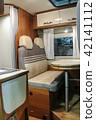 Exquisite compact interior of a camper 42141112
