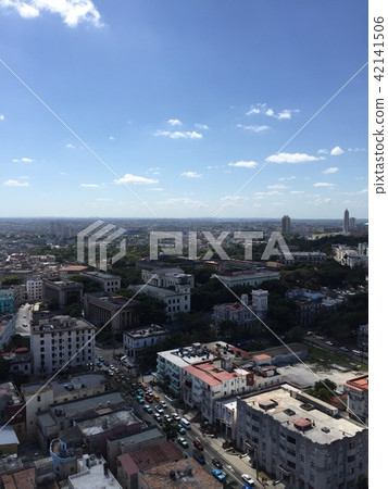 Cuban Havana bird's eye view 42141506