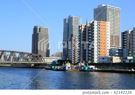 隅田川沿岸的高層公寓集團經過重建 42142226