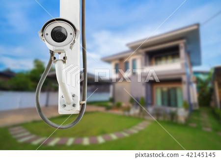 CCTV Camera surveillance with house CCTV Camera surveillance with house 42145145
