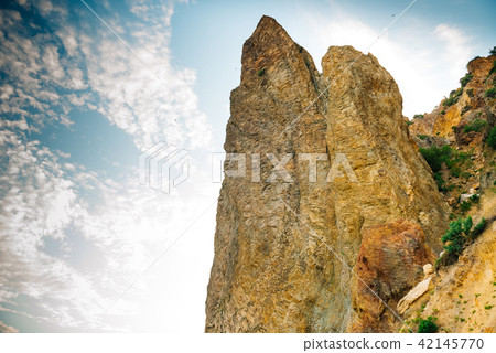 The mountains of Cape Fiolent in Crimea The mountains of Cape Fiolent in Crimea 42145770