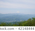Mt. Fuji seen from Mountain summer camp 42148444